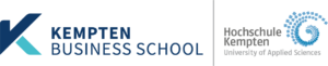 Blaues Logo der Kempten Business School