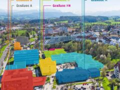Aufbau der Hochschule Kempten und die Namen der verschiedenen Gebäude