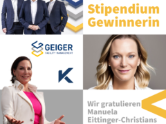 Erfolgreiche Vergabe des Geiger Stipendiums