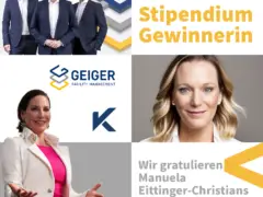 Erfolgreiche Vergabe des Geiger Stipendiums